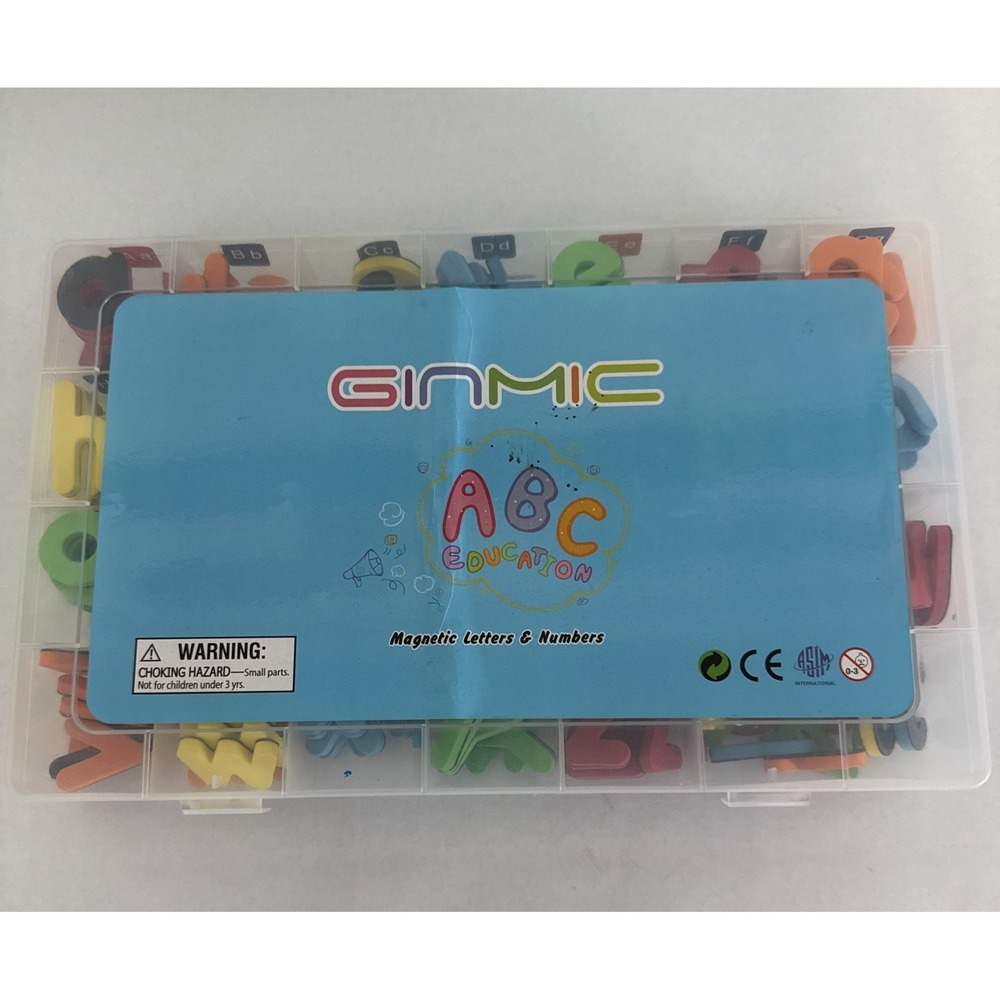 Magnetic Foam Letters and Numbers, Alphabet Magnet Educational‎ Toy 222 Pieces
